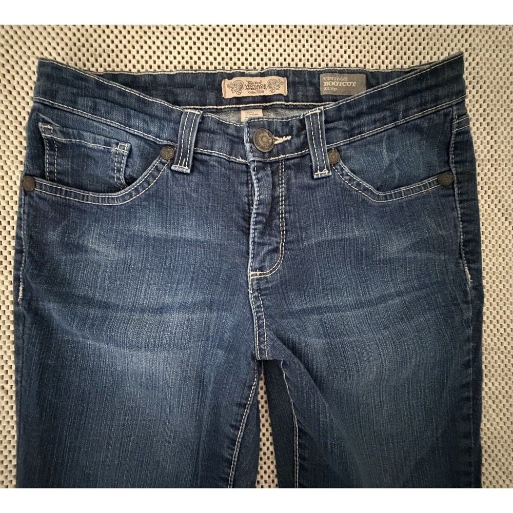 Y2K Nine West Vintage America Bootcut Jeans Women 6P/28 Low Rise Stretch Boot‎